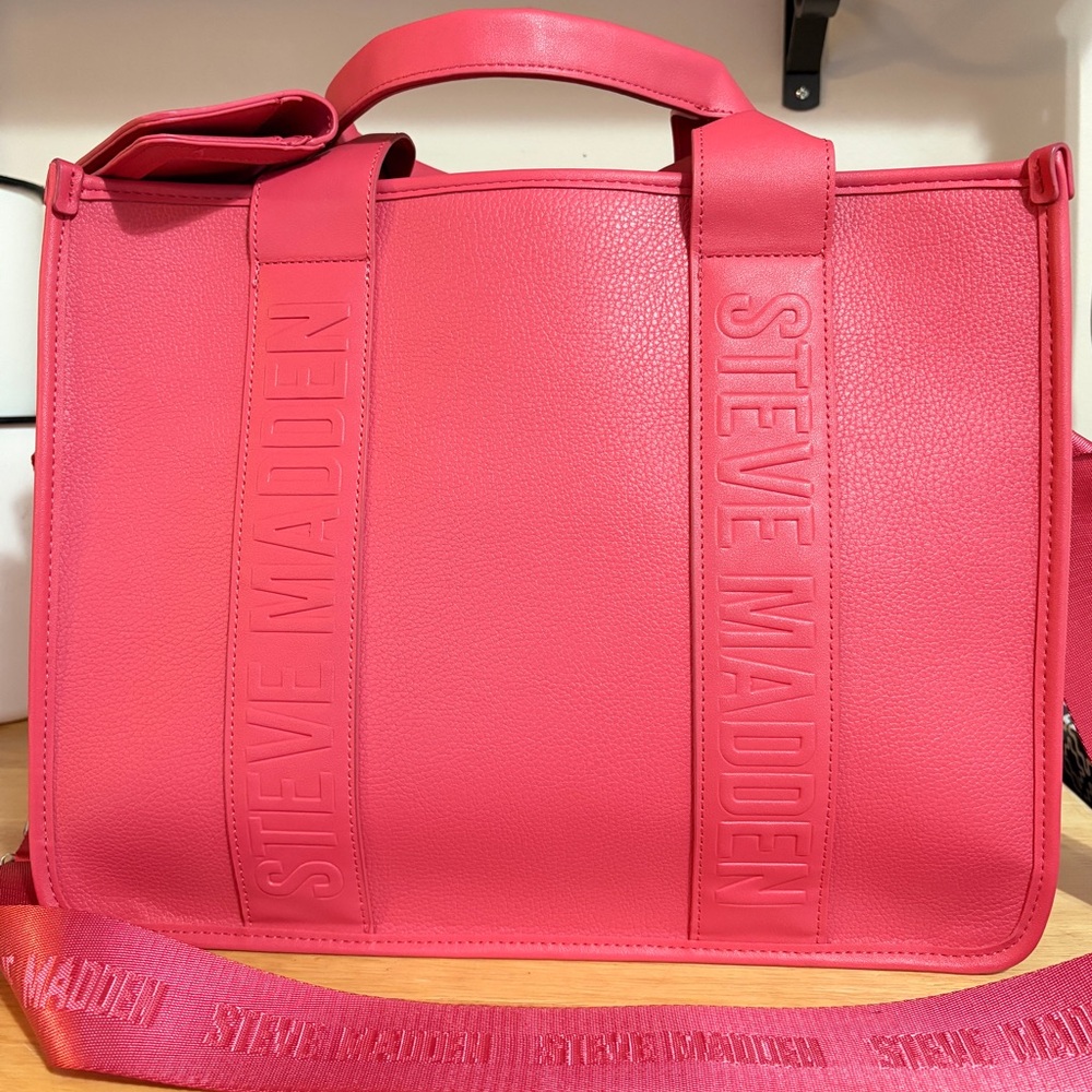 Steve Madden Vibrant Pink Tote